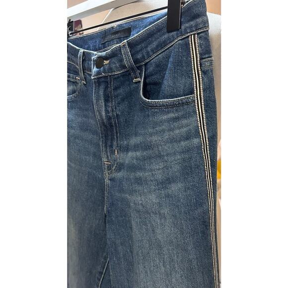 J brand jeans- Jules High Rise Ankle Length Tuxedo Racer
strip jeans-26 - Picture 4 of 10